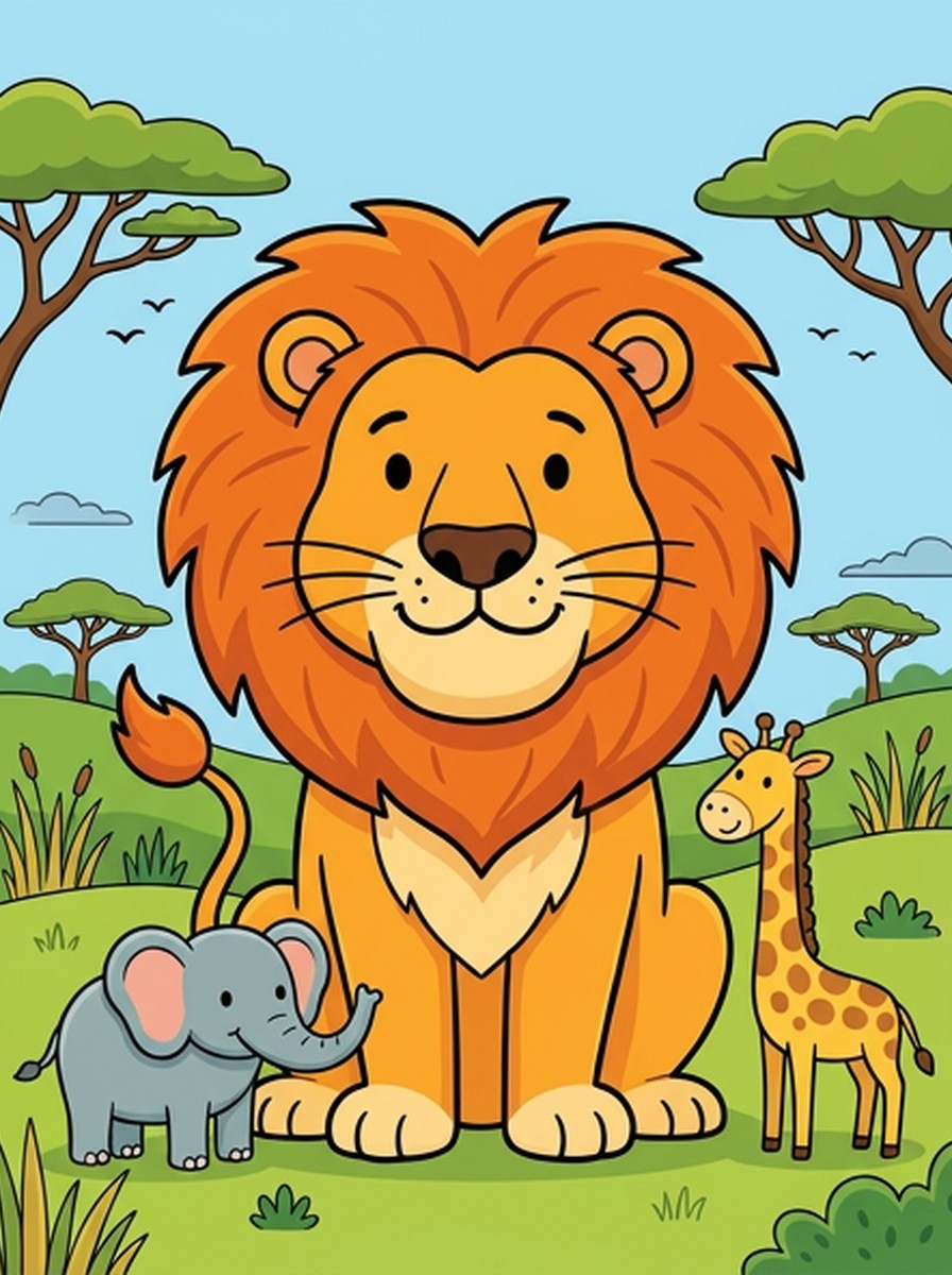 Wilde Dieren kleurplaten