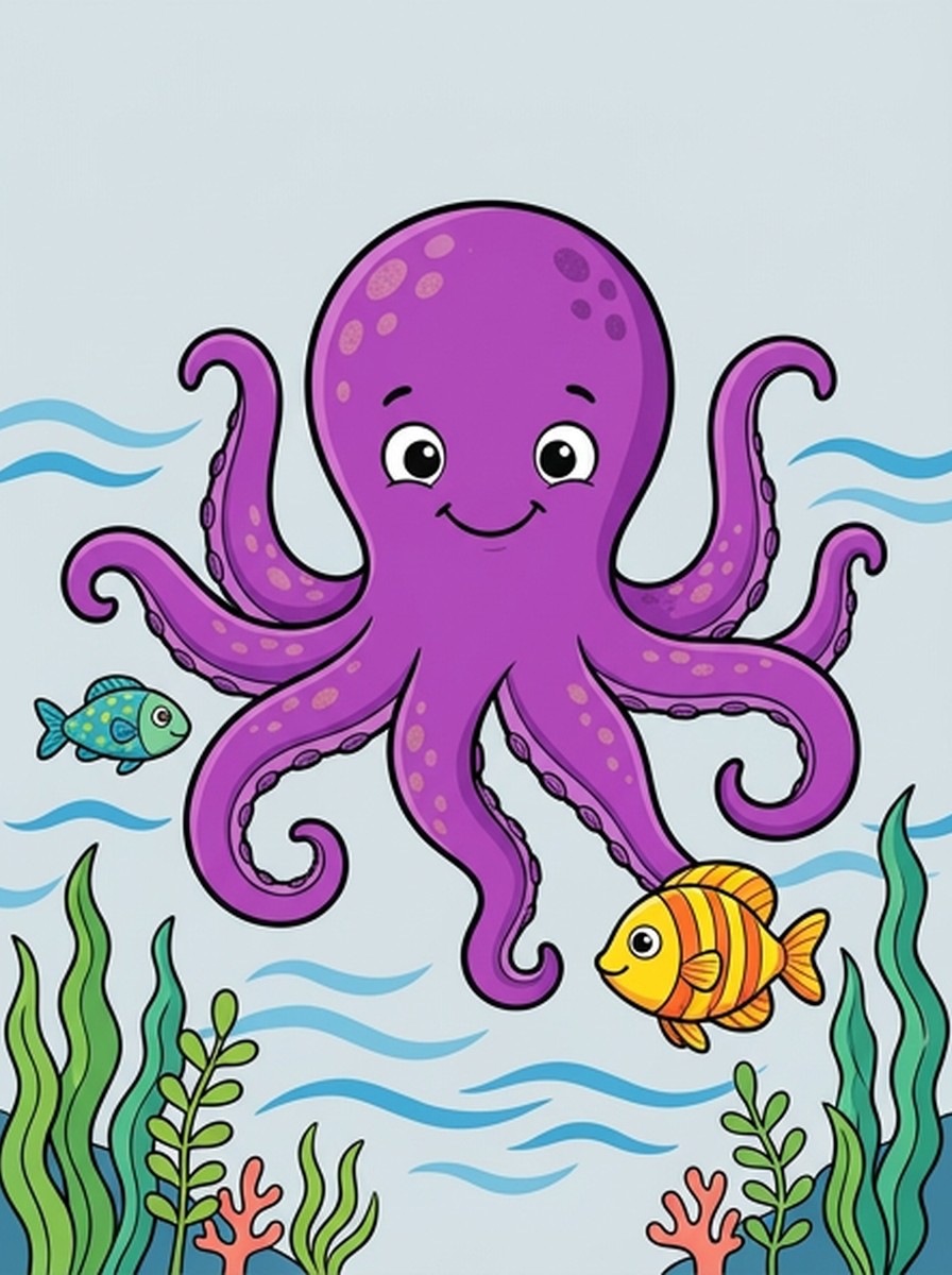 Zeedieren kleurplaten