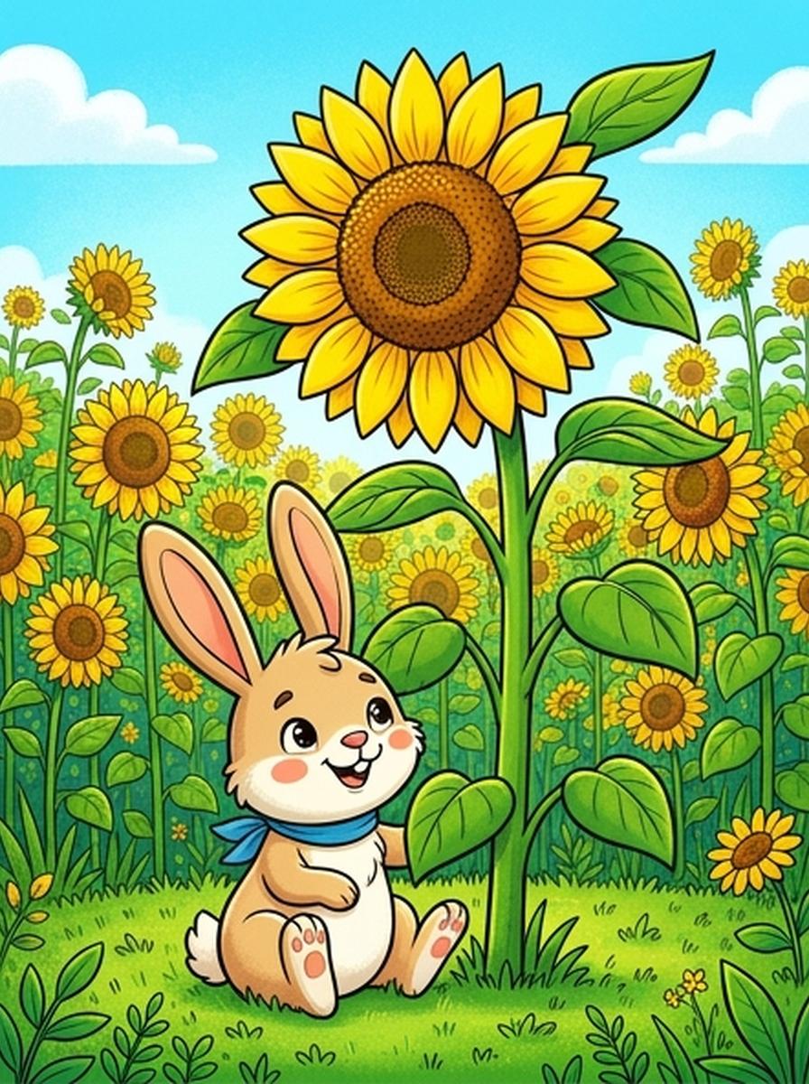 Zonnebloem kleurplaten