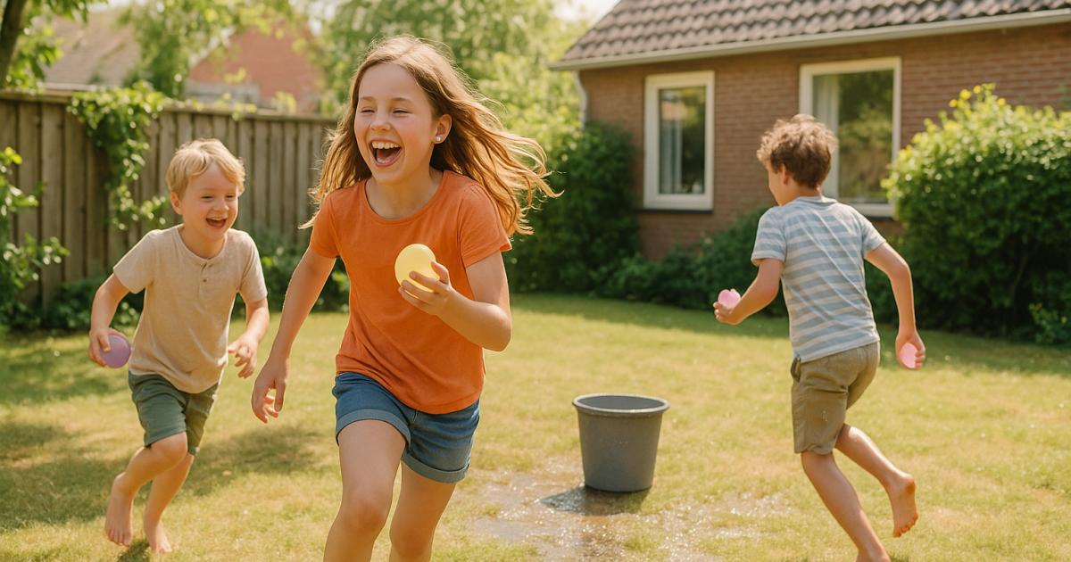 Sfeerbeeld bij het artikel over 20 leuke buitenactiviteiten voor kinderen in de zomer