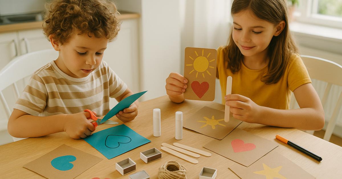 Sfeerbeeld bij het artikel over 20 leuke knutselideeen voor vaderdag met kinderen