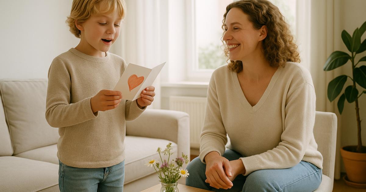 Sfeerbeeld bij het artikel over 20 leuke moederdaggedichten en versjes voor kinderen