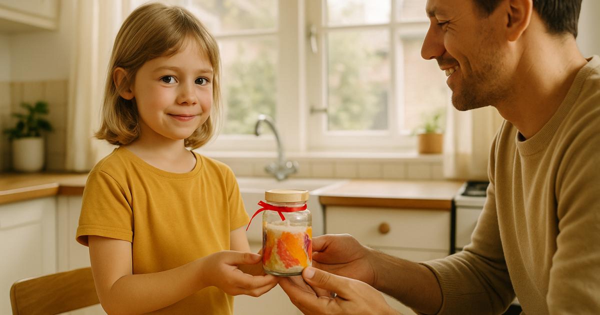 Sfeerbeeld bij het artikel over 20 zelfgemaakte cadeautjes voor vaderdag van kinderen