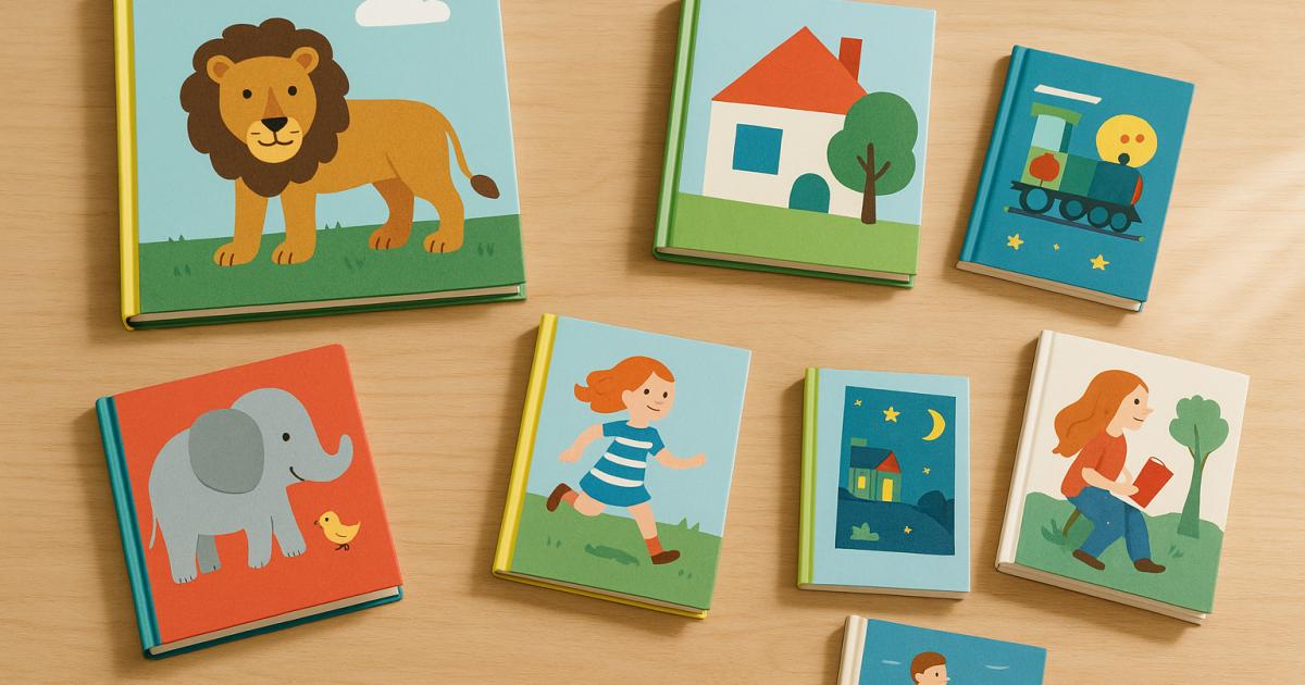 Stapel Nederlandse kinderboeken voor verschillende leeftijden op een tafel bij een leeshoekje