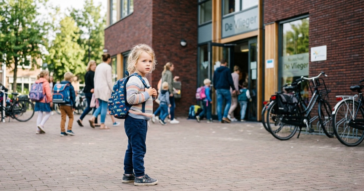Eerste schoolweek groep 1, kind huilt elke ochtend