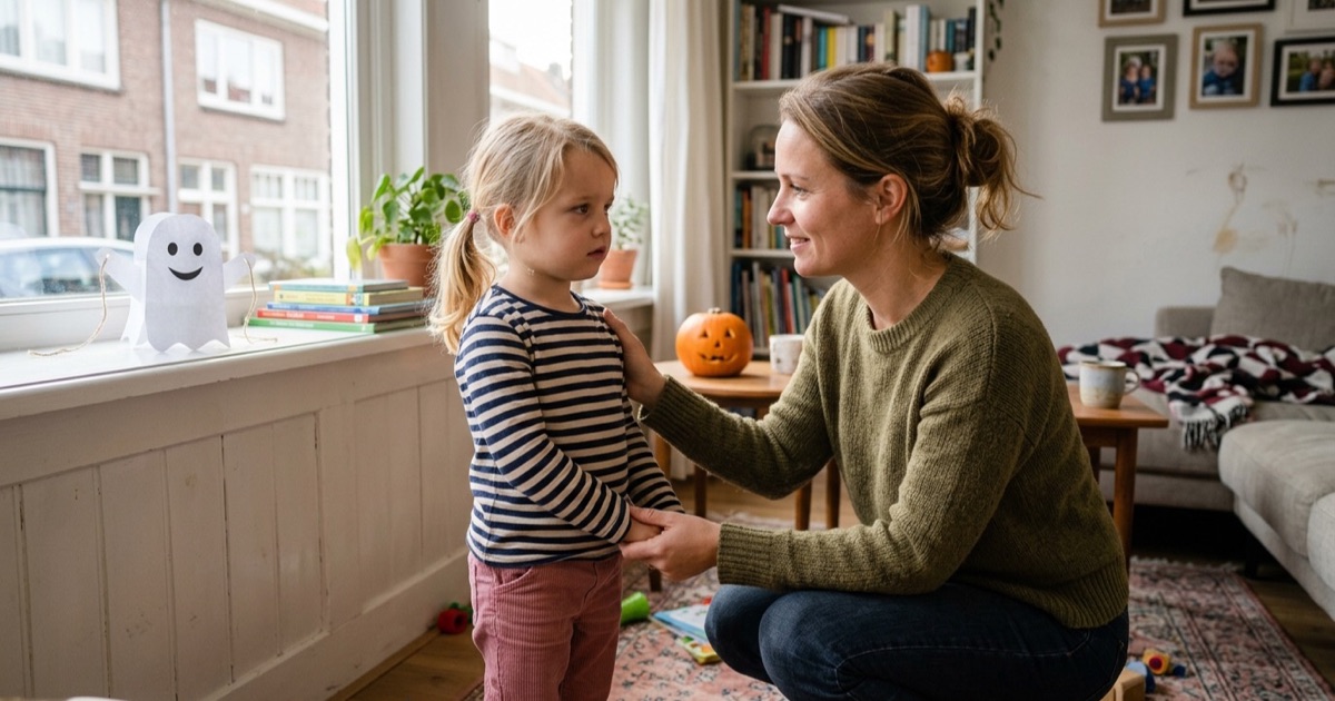 Halloween rustig uitleggen aan kleuters