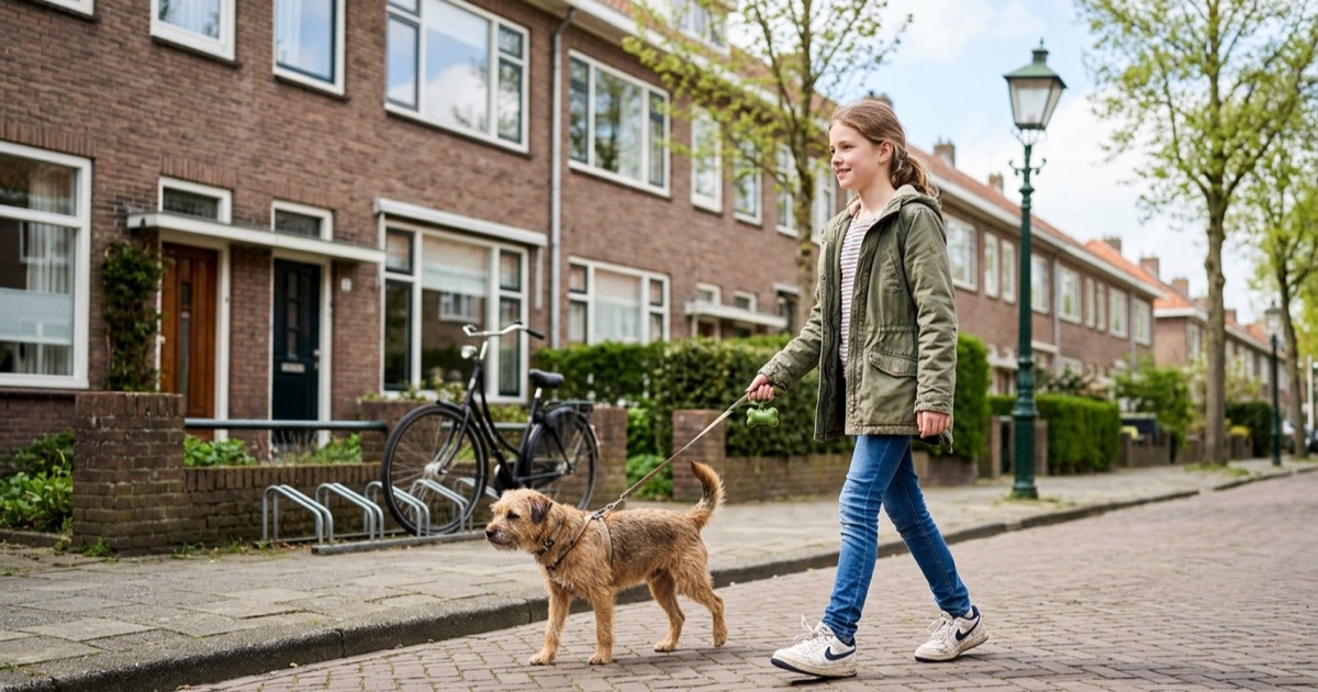 Kind en huisdier in groep 7-8 — bijna volledige verantwoordelijkheid
