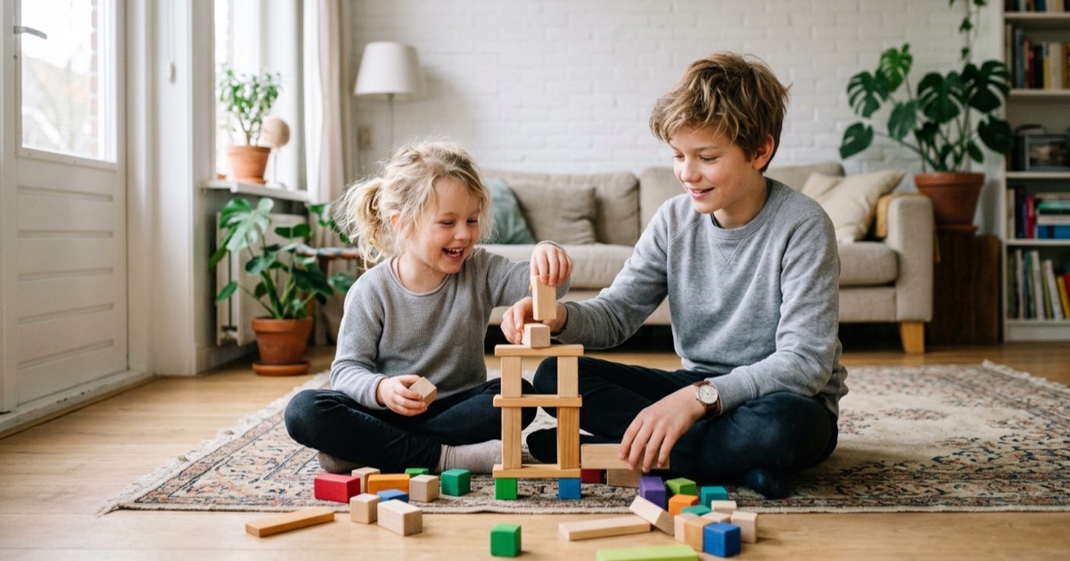 Mag een kind alleen thuis op broertje of zusje passen