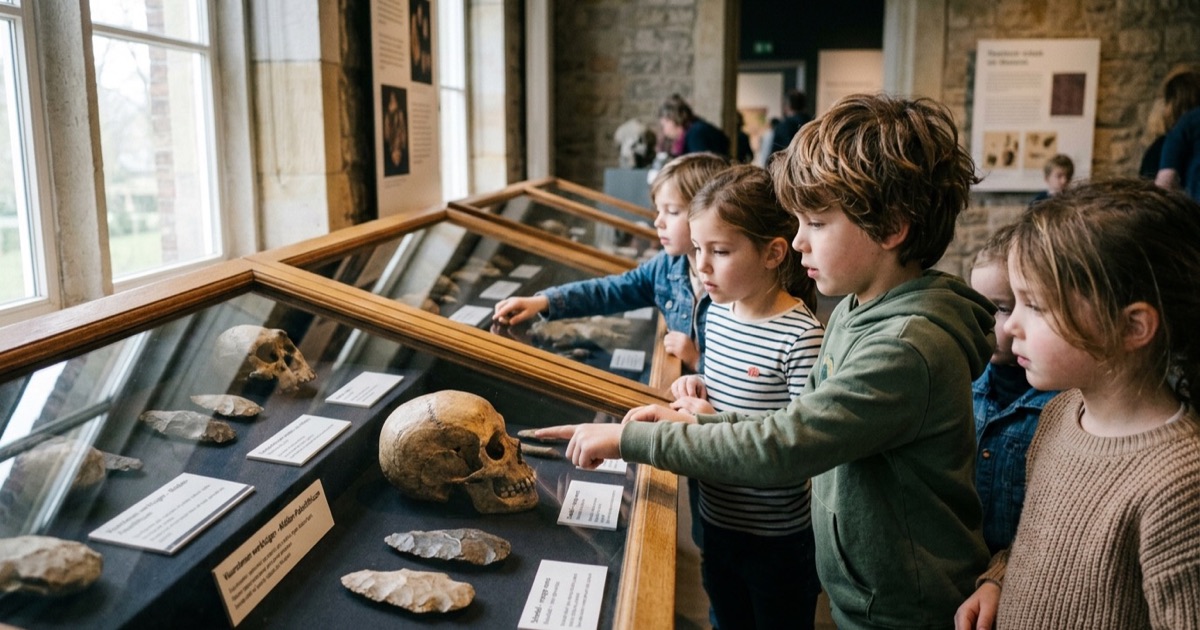 Met kinderen bij regen in Drenthe