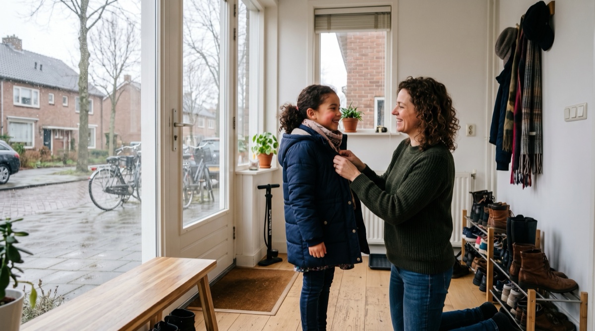 Wanneer is het tijd voor een winterjas bij kinderen?