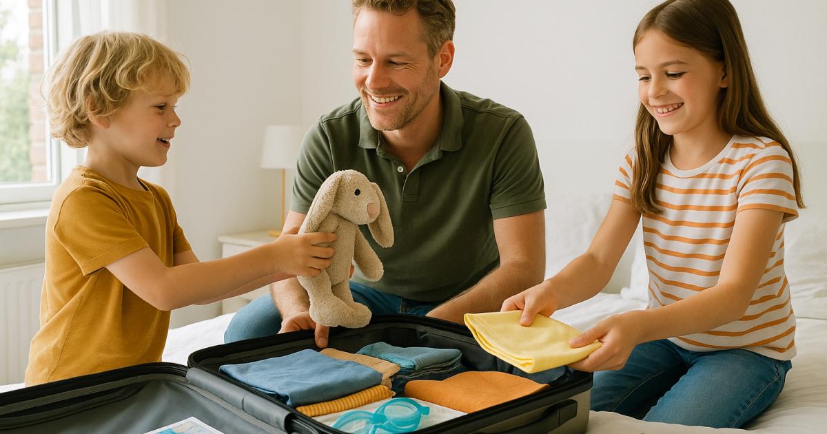 Sfeerbeeld bij het artikel over Wat neem je mee op vakantie met kinderen? Handige tips en checklist