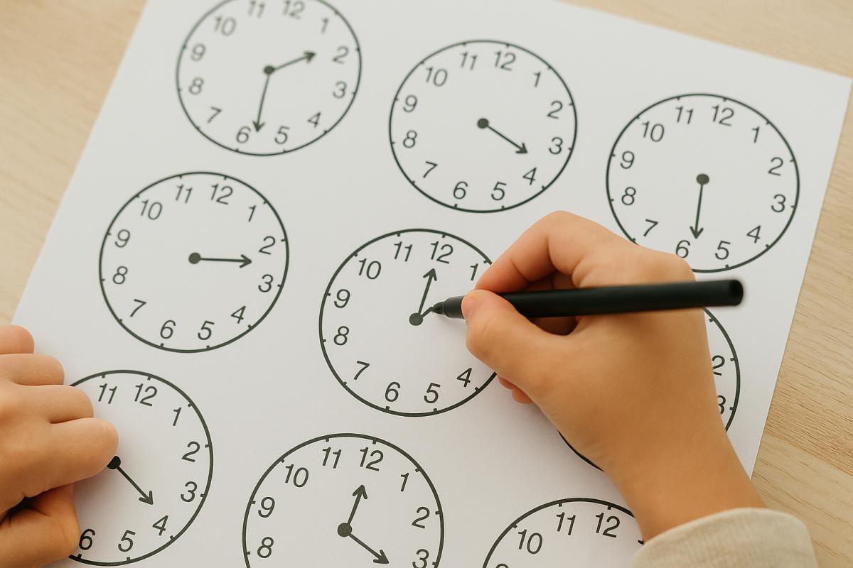 Ondersteunend beeld bij het artikel over Hele uren klokkijken oefenen: eenvoudige werkvormen