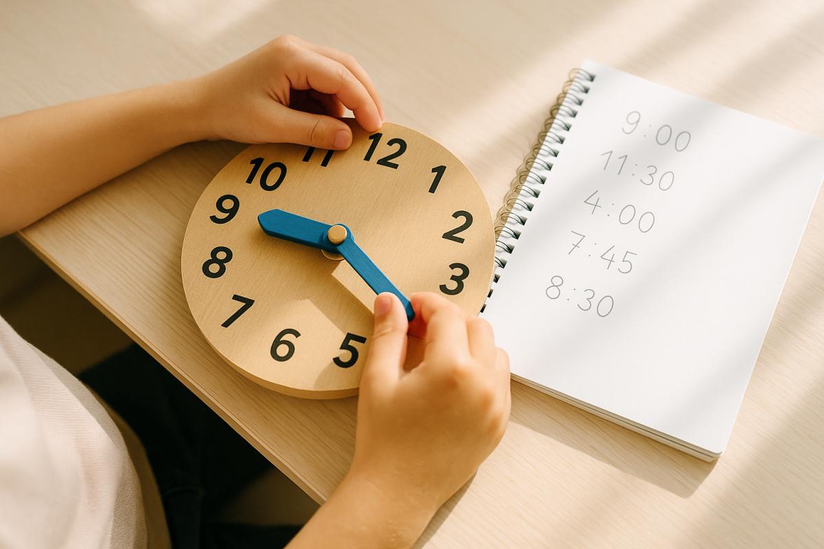 Tweede ondersteunend beeld bij het artikel over Klokkijken leren met kinderen: stap voor stap uitgelegd