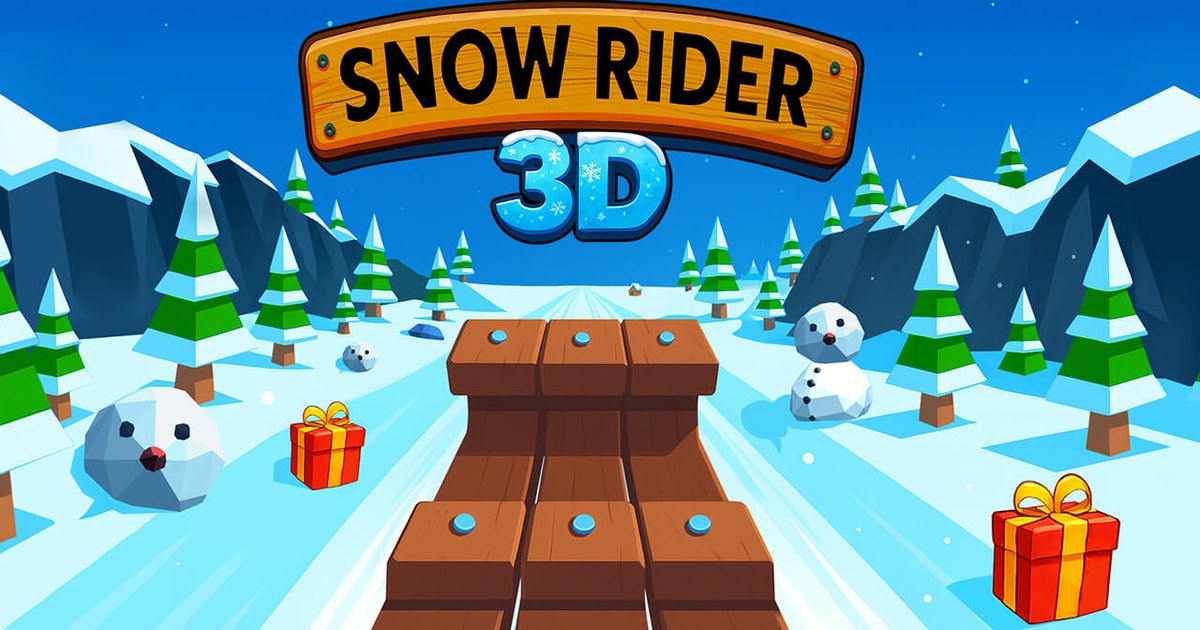 Snow Ridir Snow Rider 3D — Gratis online spelletje | Minipret