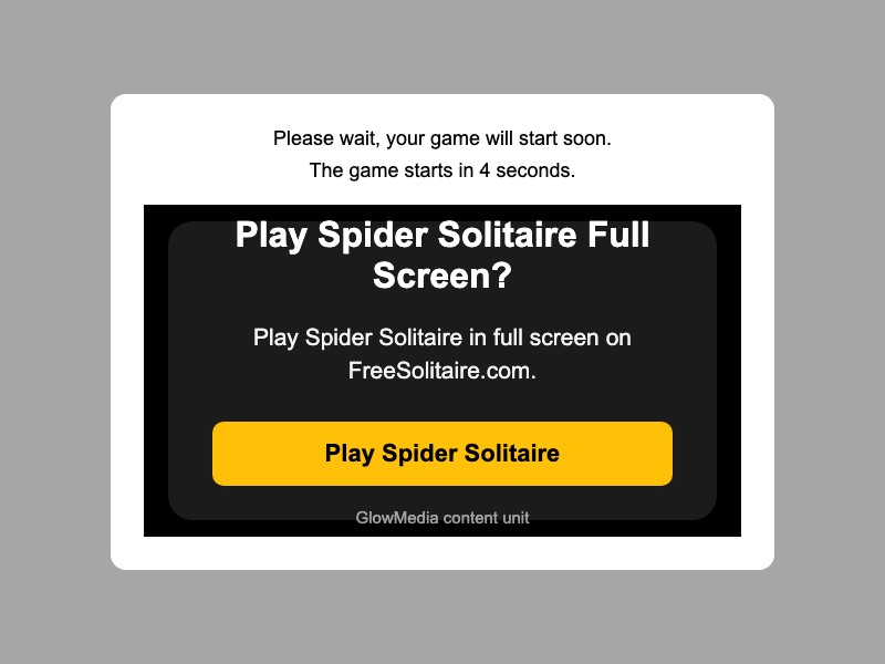 1 Suit Spider Solitaire