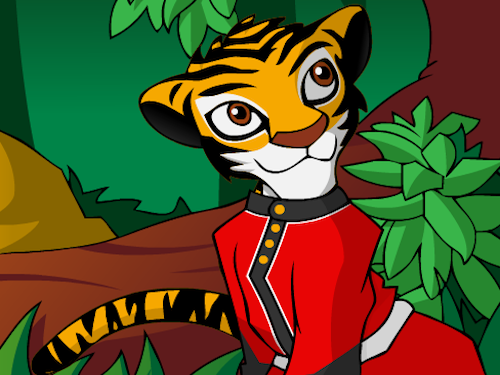 Baby Tijger Aankleden