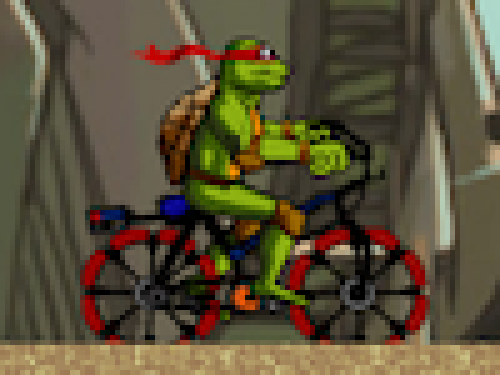 BMX'en met de Turtles