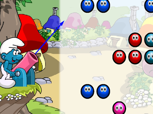 Bubbels Klappen met de Smurfen