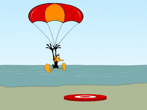 Daffy de Parachutist