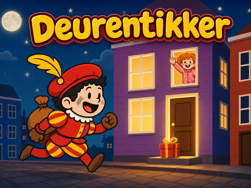 Deurentikker — screenshot van het spelletje