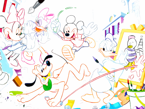Disney Rekenkleurplaat