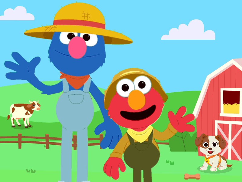 Elmo en Grover's Boerderijplezier