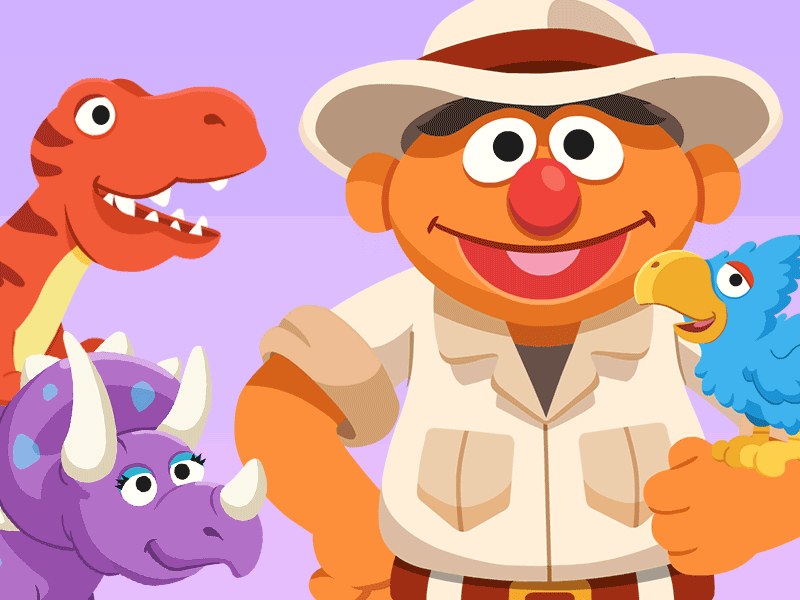 Ernie's Dinosaurus Kinderdagverblijf