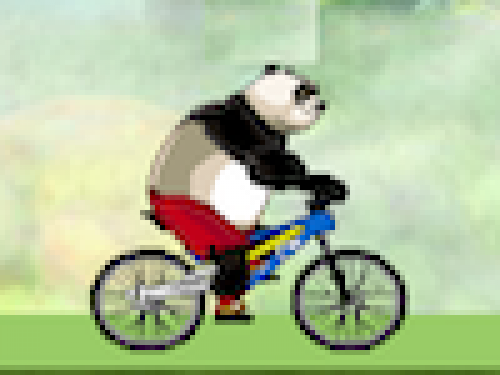 Fietsen met Kung Fu Panda