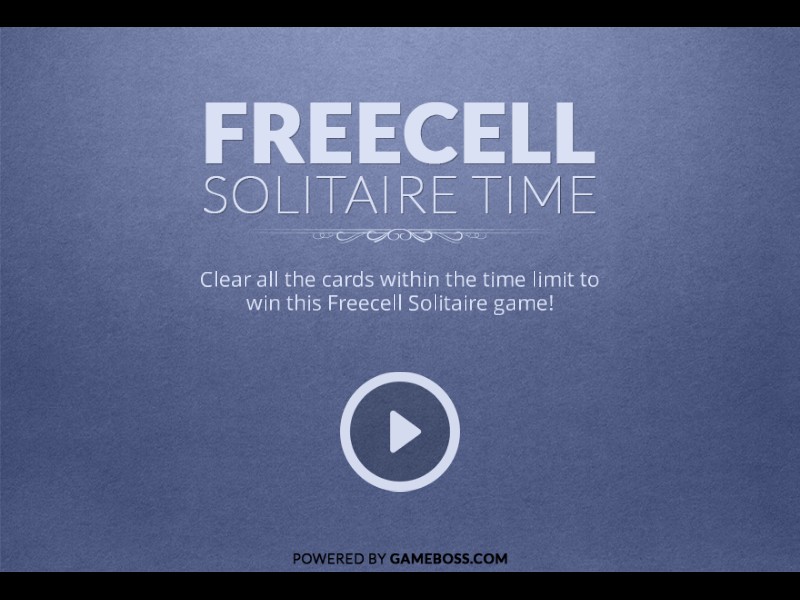 Freecell Solitaire Time