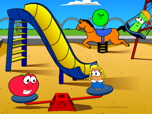 Groentensprookjes in de Speeltuin