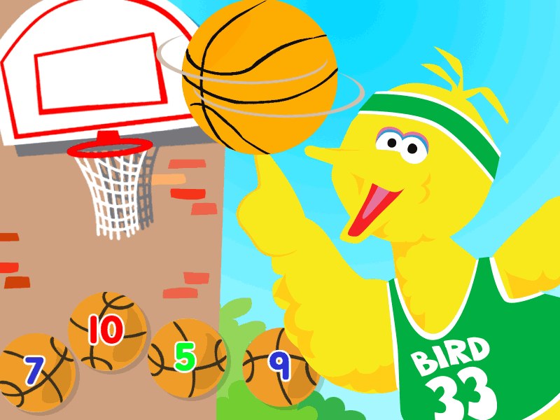 Grote Vogel's Basketbal