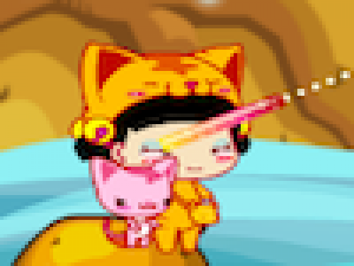 Hello Kitty Springen