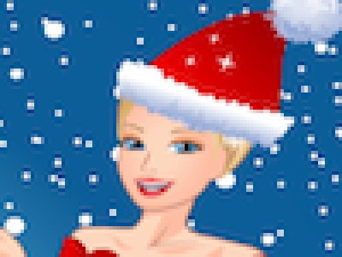 Kerst Barbie Aankleden