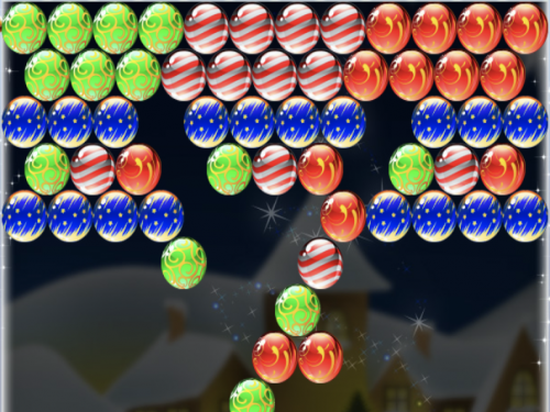 Kerstballen Schieten