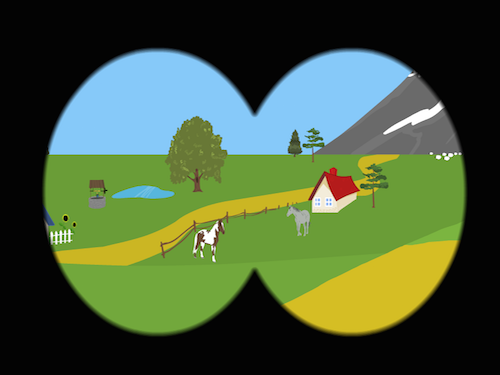 Kijken door de Verrekijker