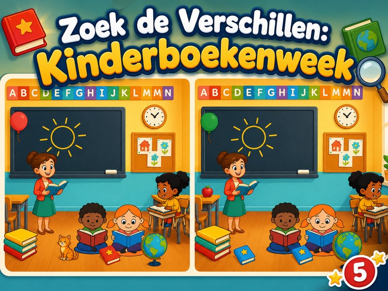 Zoek de Verschillen: Kinderboekenweek