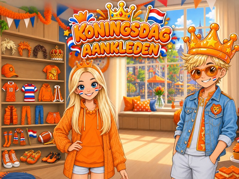 Koningsdag Aankleden