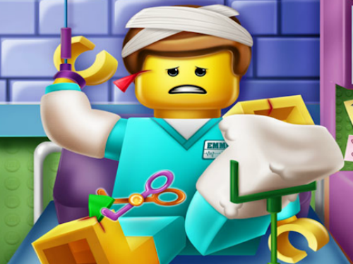 Legopoppetje in het Ziekenhuis