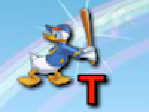 Letters Typen met Donald