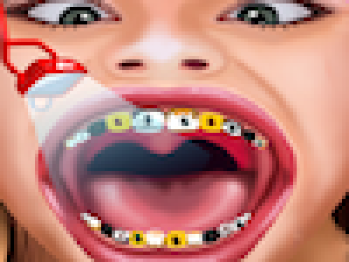 Miley Cyrus bij de Tandarts