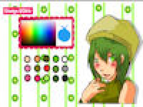 Mode meisje kleurplaat