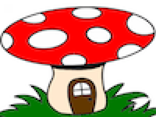 Paddestoel Kleurplaat