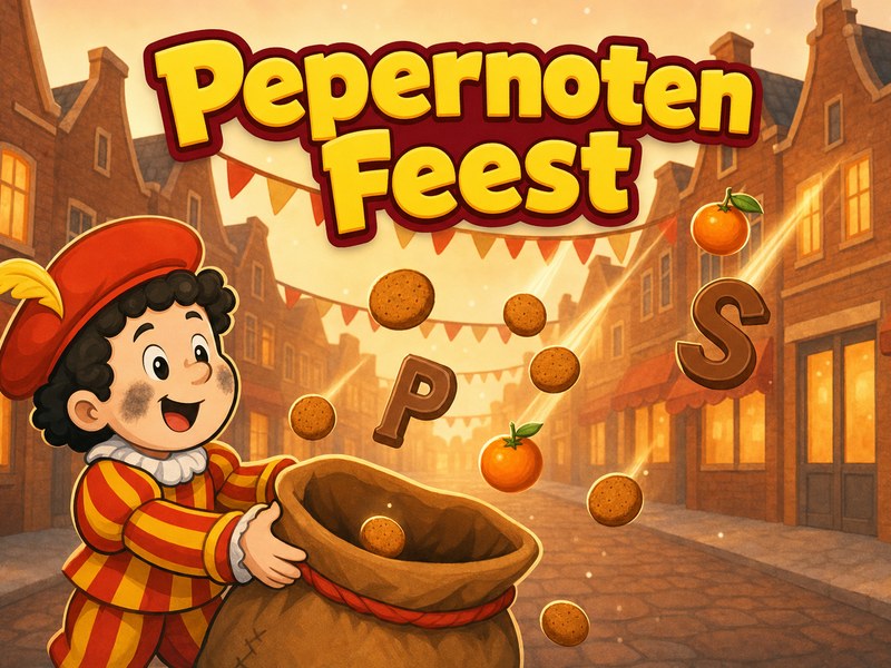 Pepernoten Feest — screenshot van het spelletje