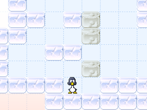 Pinguin Blokken Duwen