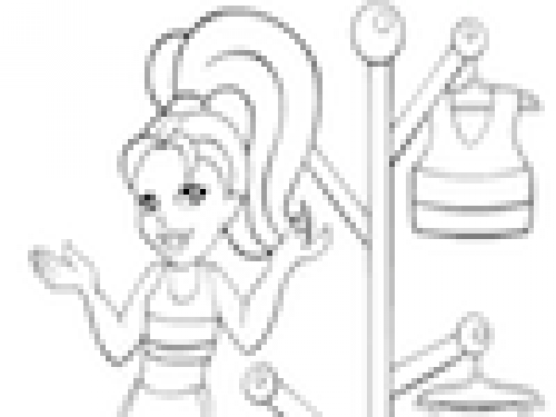 Polly Pocket Kleurplaat
