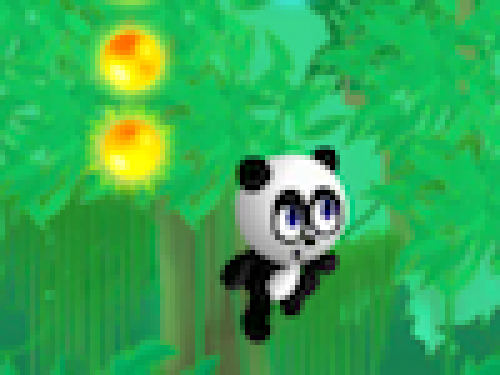 Rennende Panda