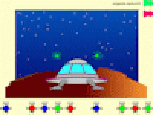 Ruimtewezens in kleur