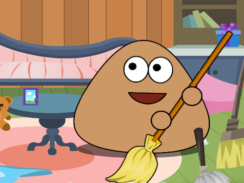 Schoonmaken met Pou