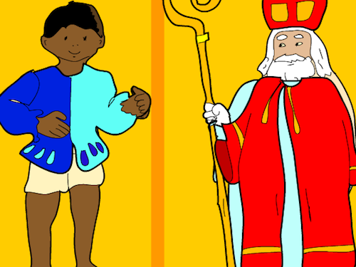 Sint en Piet Aankleden