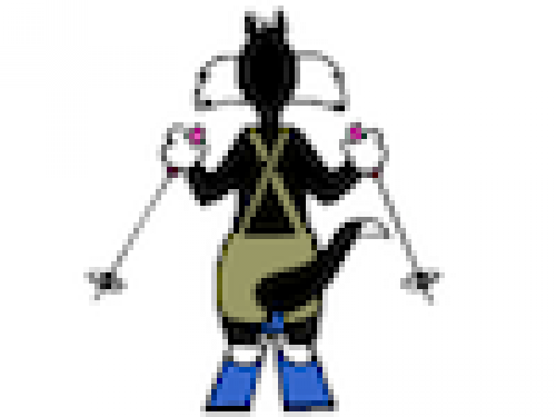 Skieen met Sylvester en Tweety